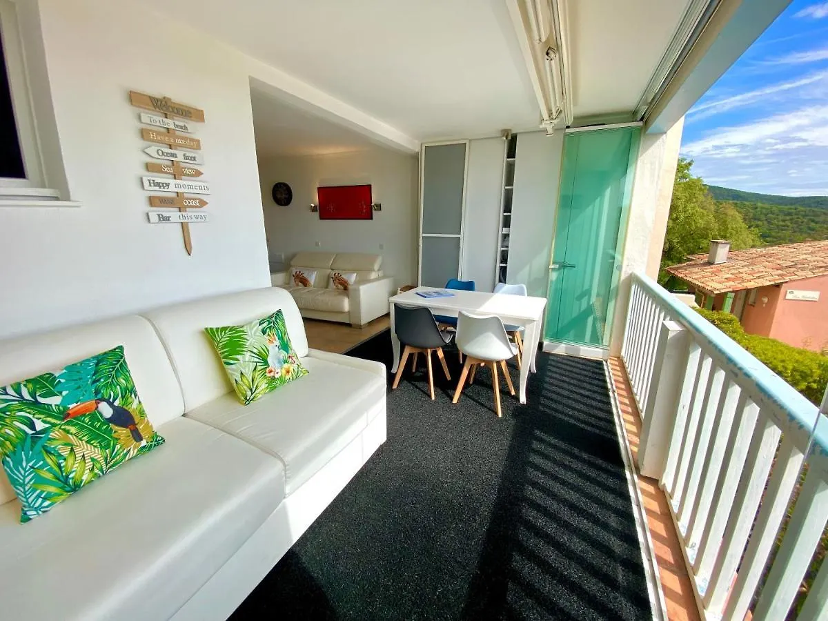 Appt Climatise De Charme-Moderne - Vue Mer Club Vacances Restanques Golfe Saint-Tropez - Les Roses - Grimaud Apartament
